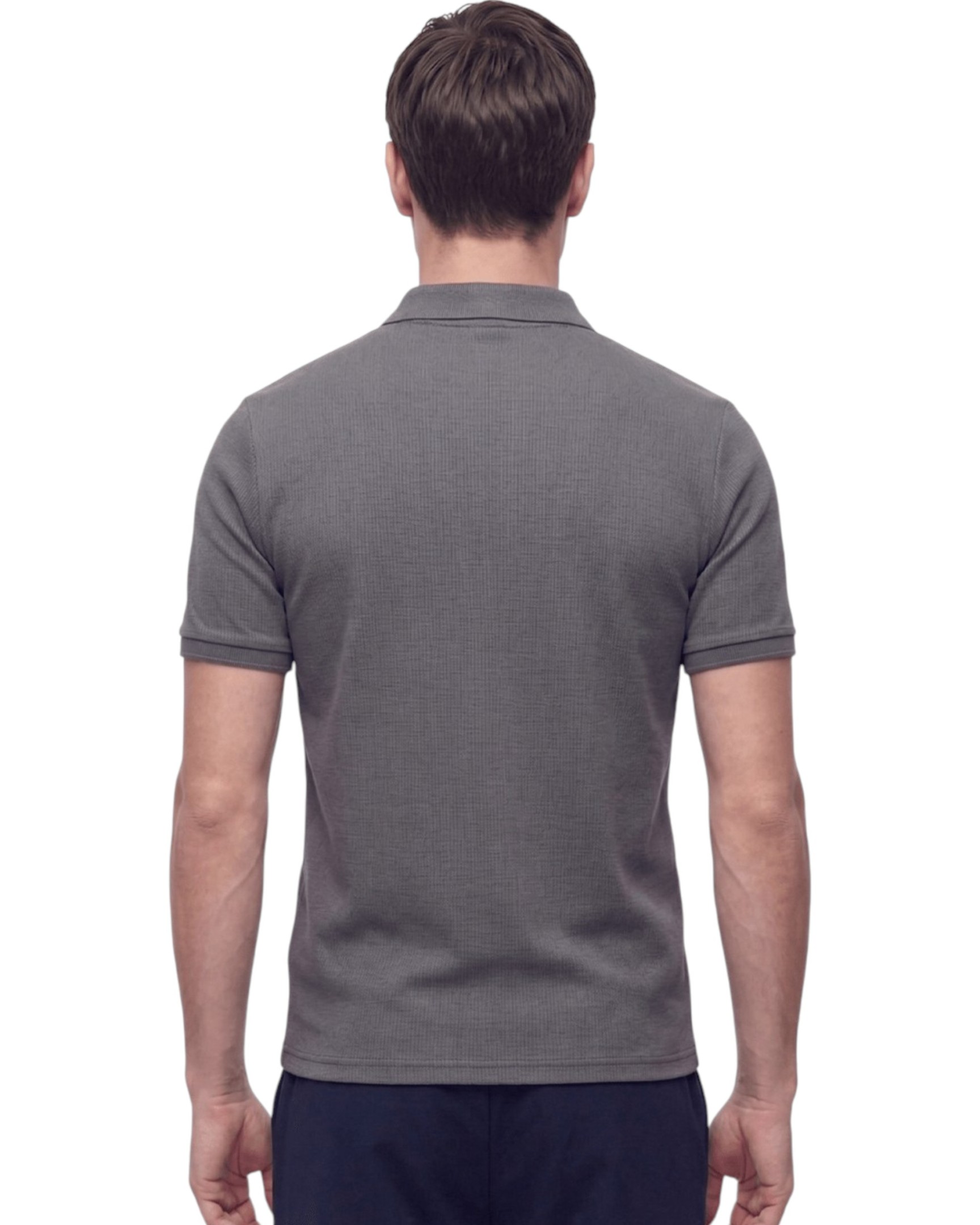 Chic Half-zip With Shirt Colla R
