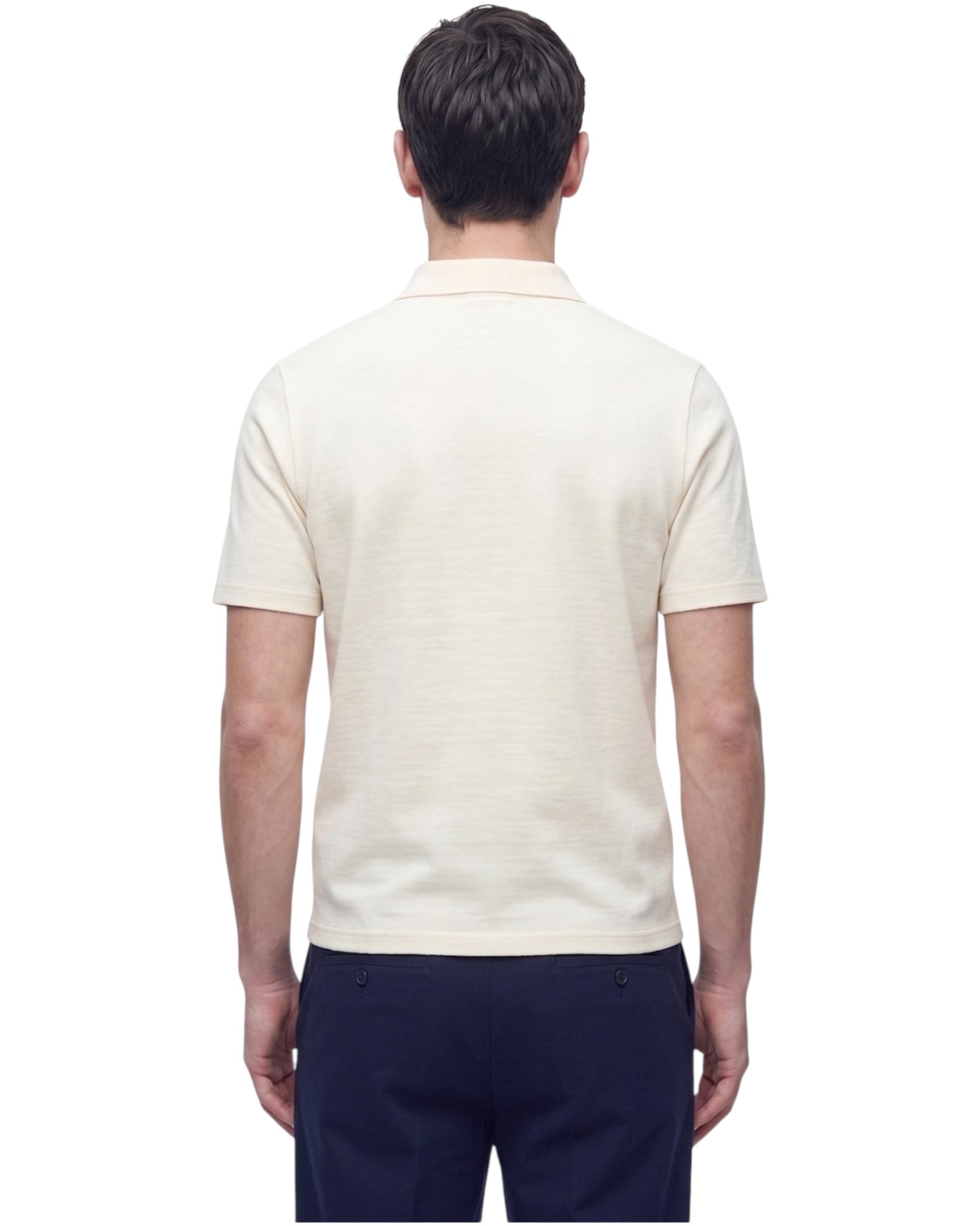 Chic Half-zip With Shirt Colla R