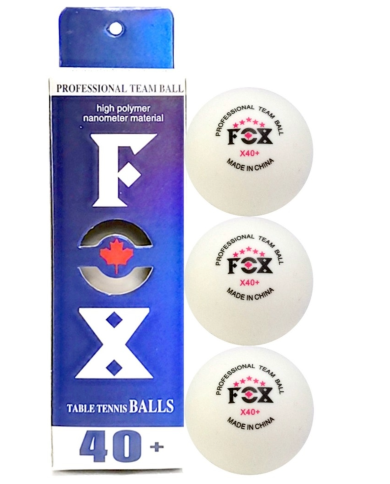 Pack 3 Ballon Ping Pong Fox