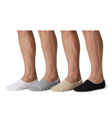 Lot De 4 Chaussette Invisible Homme 39/45