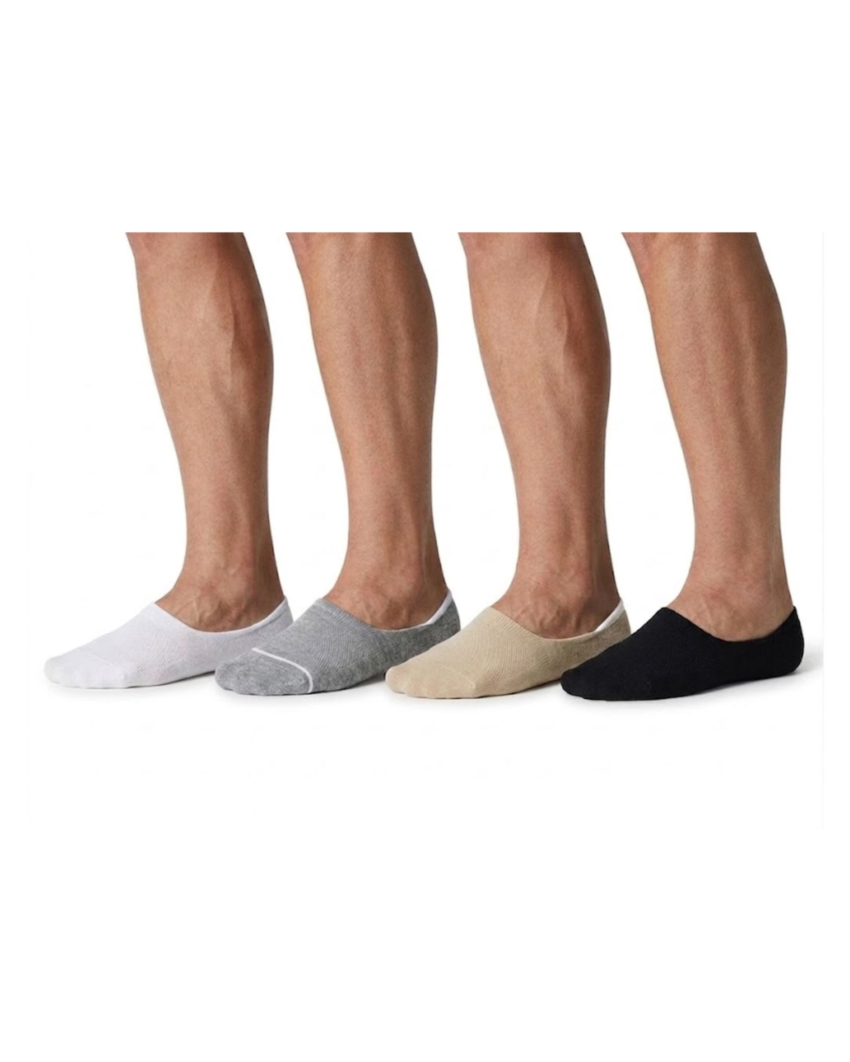 Lot De 4 Chaussette Invisible Homme 39/45