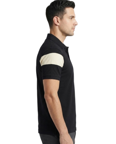 Men's Polo Shirt With Contrast