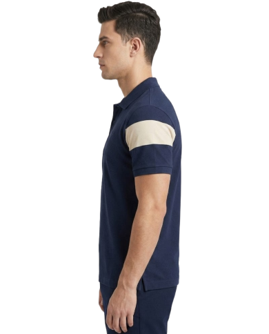 Men's Polo Shirt With Contrast