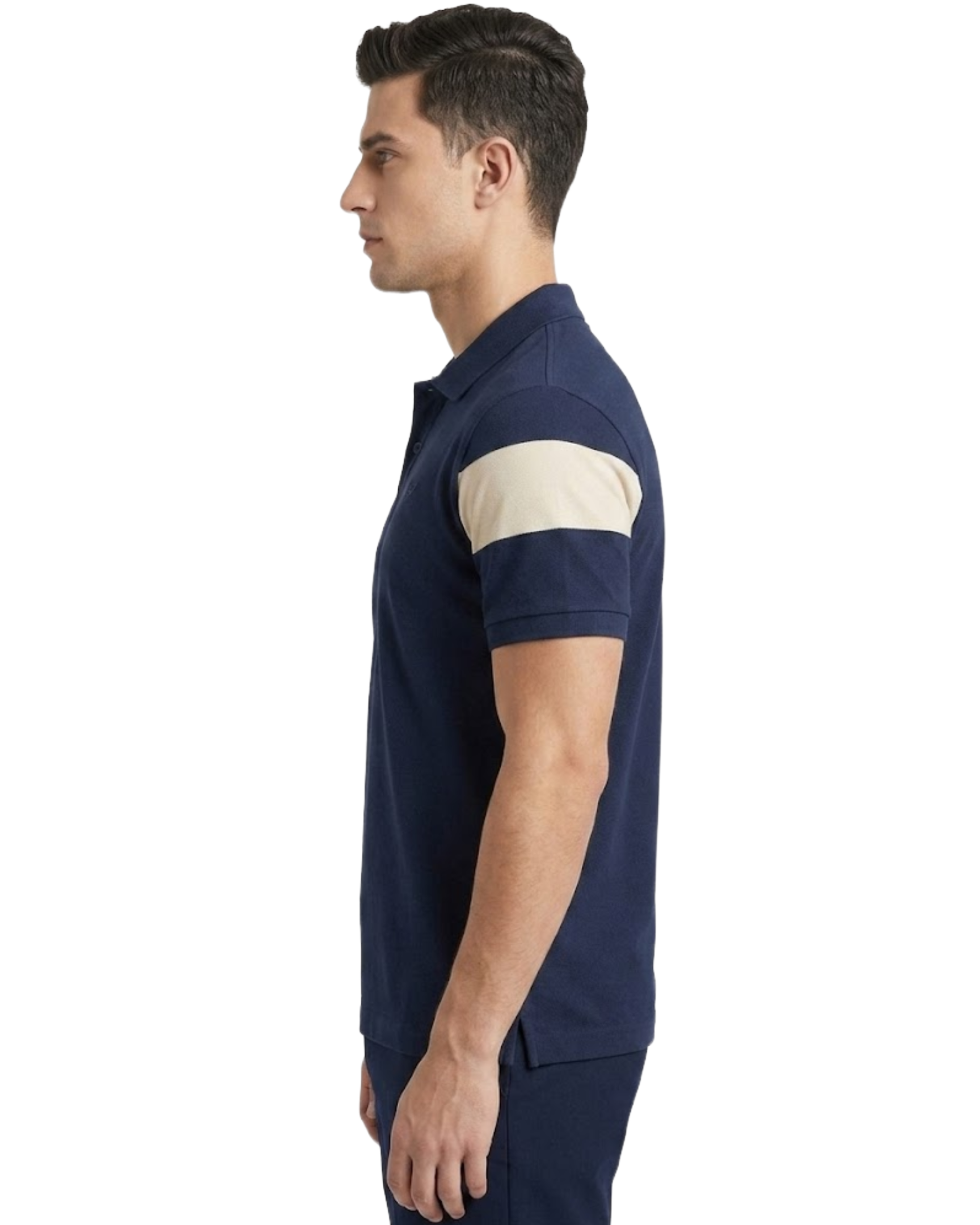Men's Polo Shirt With Contrast