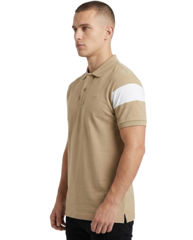 Men's Polo Shirt With Contrast