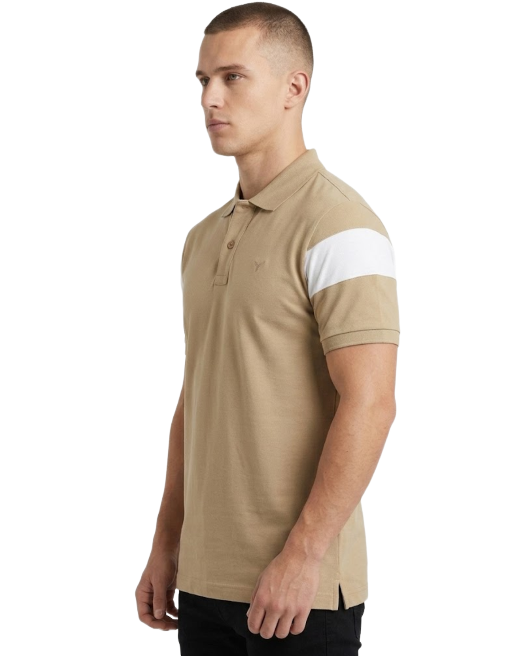 Men's Polo Shirt With Contrast