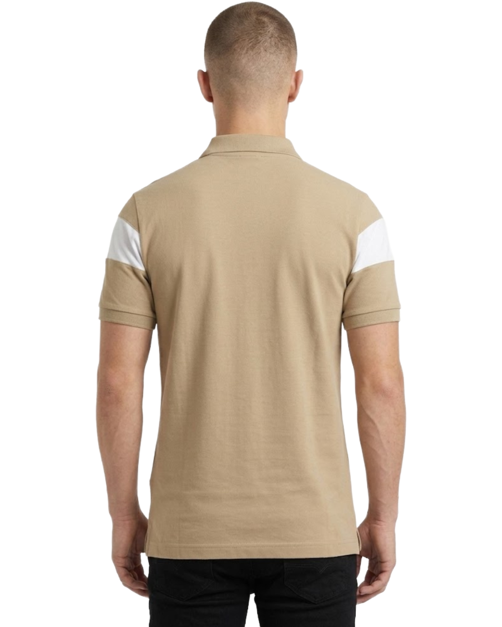 Men's Polo Shirt With Contrast