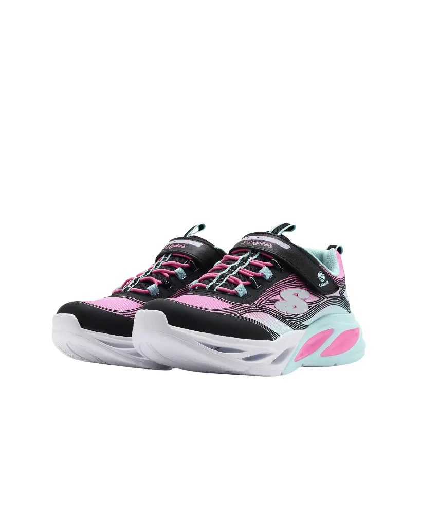 Skechers Cosmic Glow Garçon noir/multicolore | Le Sportif
