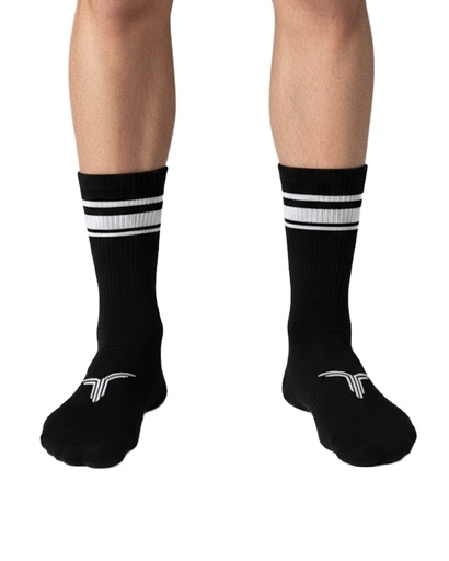 Chaussette Tennis 3 Bandes   Kari Lot De 3 Paires